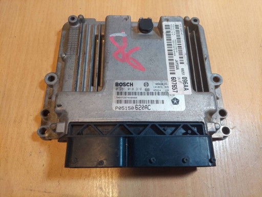 Комп'ютер двигуна fiat freemont 2.0 jtdm 0281018312 p05150620ac