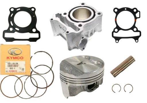 КПЛ. Циліндр 54mm + поршень Kymco DownTown 125cc OEM
