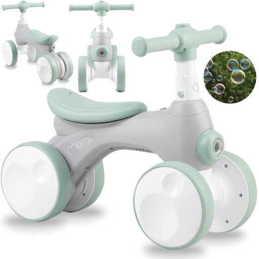 Баланс велосипедної їзди на бульбашковому рогі сірого кольору