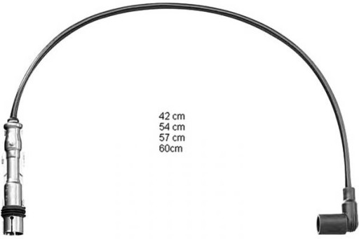 ZEF1629 - Beru кабелі запалювання audi a1 1.2 tfsi (8x1. 8xk