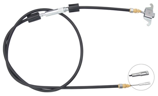 K19863 - ТРОС РУЧНОГО ТОРМОЗА VOLVO XC90 02-14 ЦЕНТР