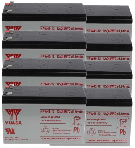 Apcrbc26 rbc 26 #26 акумуляторний блок yuasa ups apc 8x npw45-12 12v 7.5ah