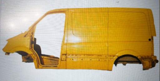 bodywork dokumenty Mercedes Sprinter 906 2015 r. zdekompletowana zolta L1