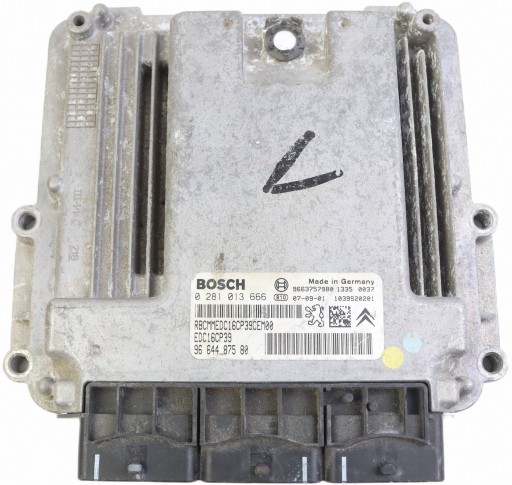 PEUGEOT 4007 e modulo centralina motore 2.2 HDI 9663757980 9664487580
