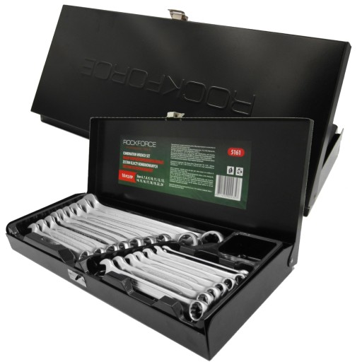 КЛЮЧИ КОМБИНИРОВАННЫЕ 6-24мм 16 шт. ЧЕМОДАН