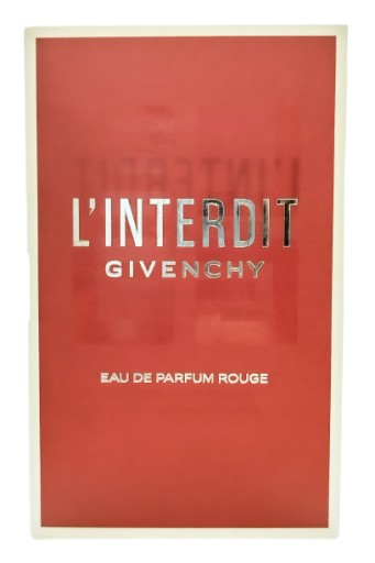 givenchy l'interdit rouge woda perfumowana 1 ml   