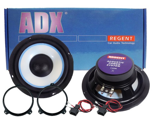 165 - REGENT басовые динамики BMW E46 ROVER 75 спереди