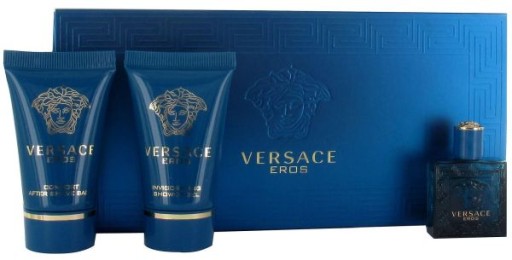 versace eros woda toaletowa 5 ml   zestaw  
