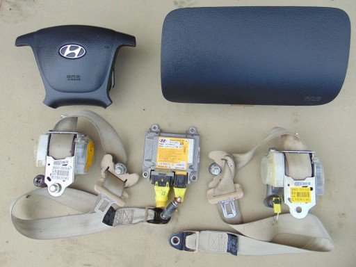 959102B970, 95910-2B970 - КОМПЛЕКТ ПОДУШКИ БЕЗОПАСНОСТИ РЕМНИ ПОДУШКИ HYUNDAI SANTA FE II EU
