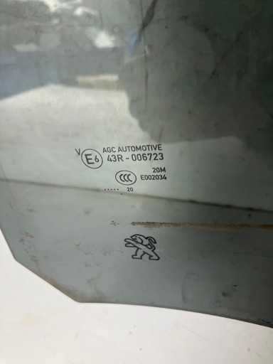 window door left rear part OPEL CORSA F CIEMNA 20 R