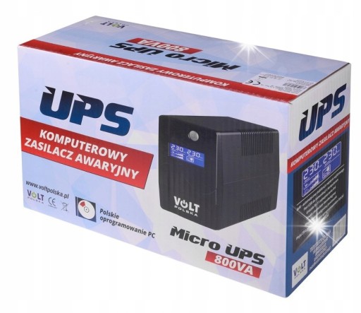 Ups вольт lcd аварійне живлення 800va 480w 9ah + програма аварійного живлення