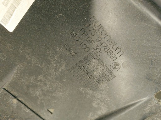 BMW X5 G05 Blende Abdeckung Unterfahrschutz mitte 9478891