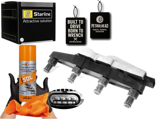 STIC53#ECS-PCP+K - Котушка запалювання stic53 starline #petrolhead pro+ kit4