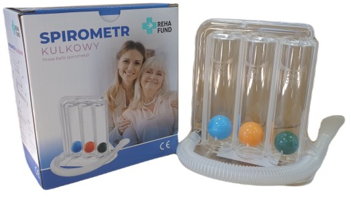 Спірометр кульковий Reha Fund RX-1402 для дихальних вправ