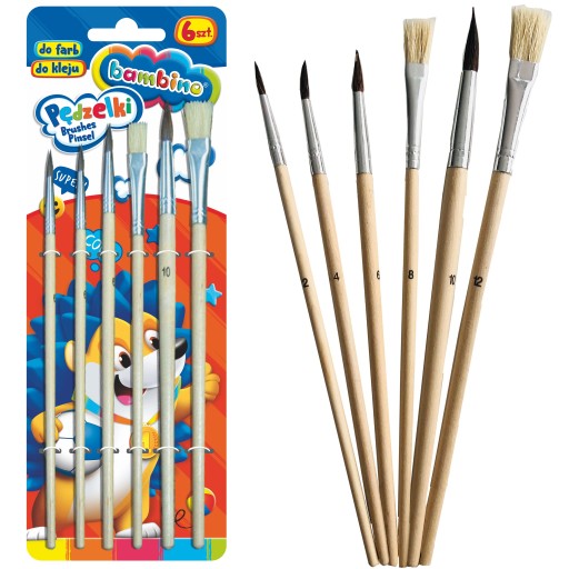 Кисті Bambino 6 шт