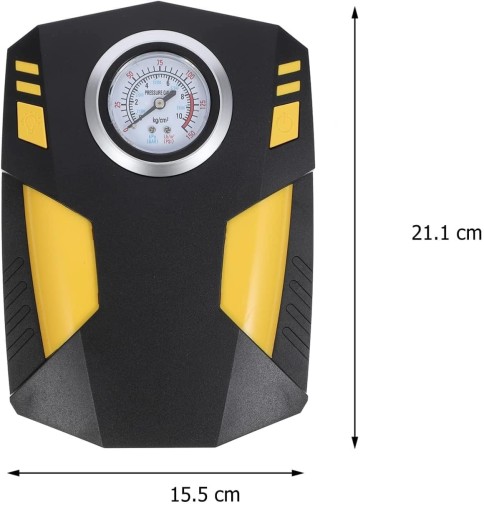 АВТОМОБИЛЬНЫЙ КОМПРЕССОР НАСОС КОМПРЕССОР С МАНОМЕТРОМ 12В