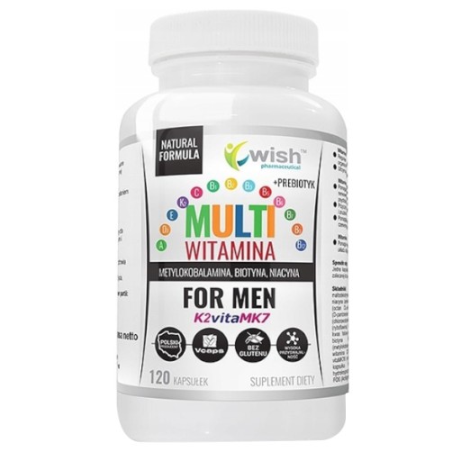 WISH MULTIVITAMIN PRE MUŽOV COMPLEX 120 kaps