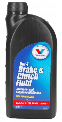 VALVOLINE ТОРМОЗНАЯ ЖИДКОСТЬ И СЦЕПЛЕНИЕ DOT4 1л