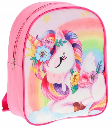 Рюкзак для дитячого садка на одне відділення UNICORN United Essentials Boys, Girls Shades of pink, Multicolor