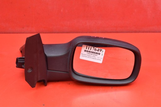 mirror right black, EU 011128-1129 RENAULT MEGANE SCENIC 2 II 03-06 7 PIN