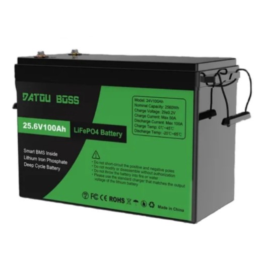 24v 100ah lifepo4 2560wh акумулятор краще ніж agm для кемпера, човна bms