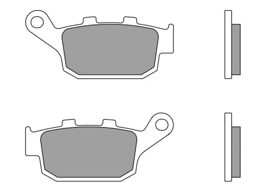 BREMBO 07ho53sp Комплект гальмівних колодок