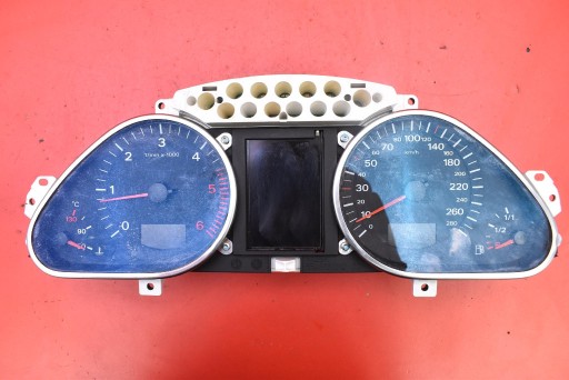 Instruments tachymètre compte tours Horloge montre tableau bord EU 4F0920901C AUDI A6 C6 2.0 TDI 140 KM 04-08