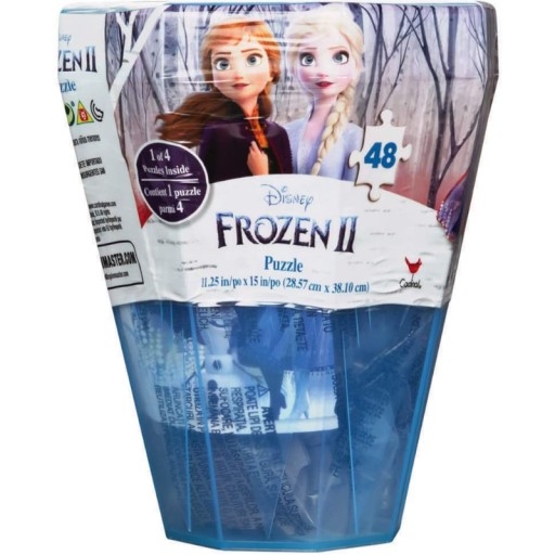 3D пазл Spin Master Frozen 2 в тубусі 4в1 48 ел.