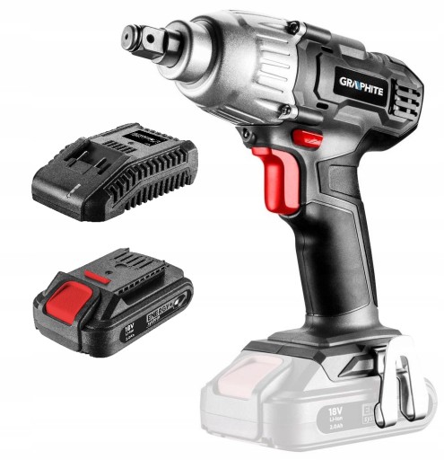 КЛЮЧ УДАРНИЙ ГРАФІТОВИЙ 180NM 18V 58G018 2Ah