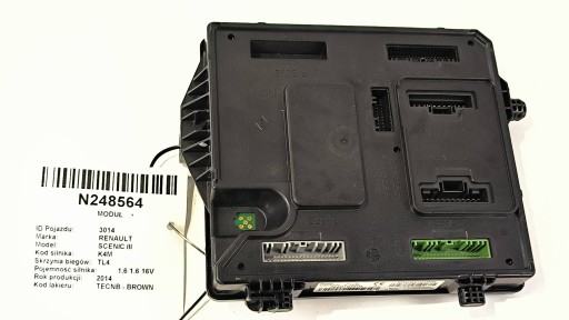 modul BCM 284B19091R RENAULT SCENIC III