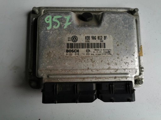 VW GOLF 1.9SDI 0281010174 038906012BF Computer ECU