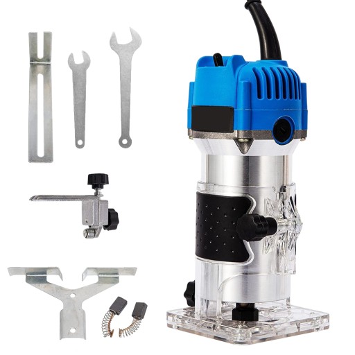 РУЧНИЙ КРОМКОФРЕЗЕРНИЙ ВЕРСТАТ 800 Вт МЕТАЛЕВИЙ КОРПУС + АКСЕСУАРИ