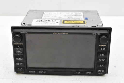 RADIO radio CD RDS 08662-00910 TOYOTA AVENSIS T25 LIFT 06-09