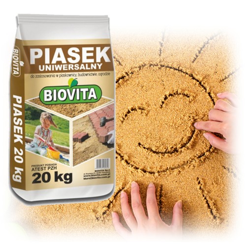 Пісок для пісочниць ПРЕМІУМ 20кг З ДОПУЩЕННЯМ ПЖ