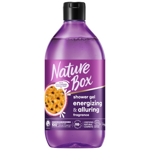 Nature Box Żel pod prysznic Olej Marakui 385 ml