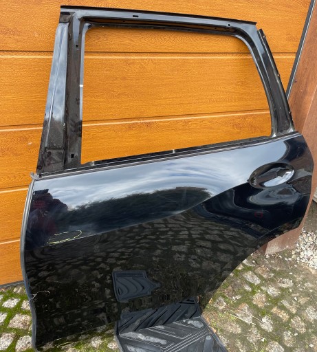 BMW X7 G07 левая дверь задняя часть задней части черной прямо без ремонта