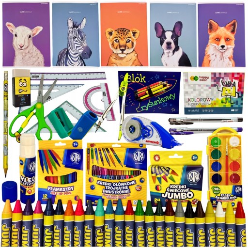 Арт-набір Тварини Астра 92 ел.