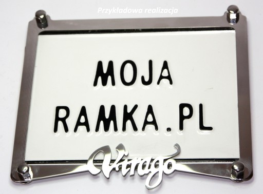 Рамка номерного знака Yamaha VIRAGO Inox