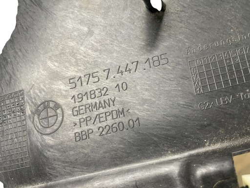 fedél fedél alváz bal hátso BMW 3 G20