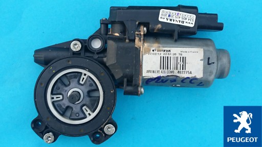 Peugeot 207 cc мотор склопідіймача лівий w-wa