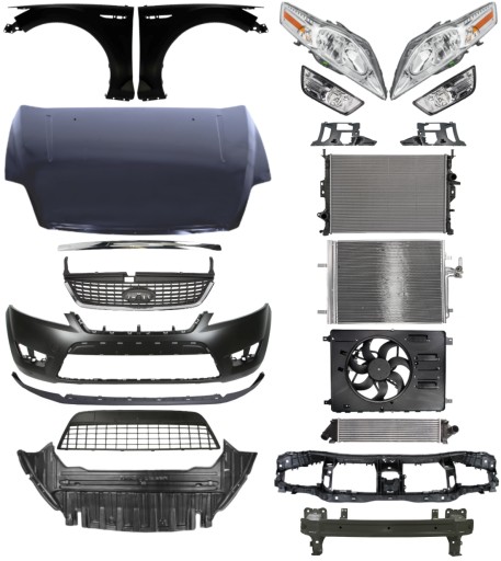 1699 - Ford Mondeo 07-10 Бампер Ремень Капот Крыло
