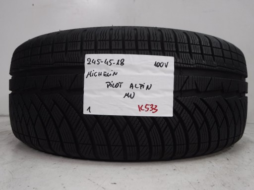 ЗИМА ШИНА MICHELIN PILOT ALPIN 245/45/18 100V