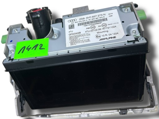 EKRAN display RADIA MMI NAVI navigation devices AUDI A3 8V 8V0857273N !J