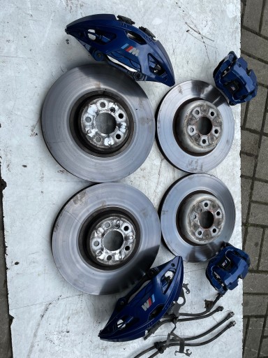 6891307 - Bmw x6 g06 x5 g05 7 g11 g12 5 g30 тормозные диски суппорты m пакет в комплекте