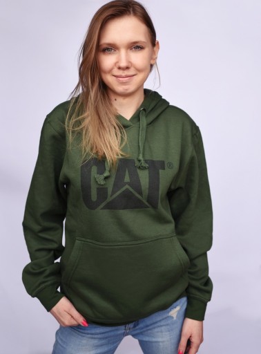 CAT1201 - ЗЕЛЕНАЯ ТОЛСТОВКА CAT ORIGINAL XL
