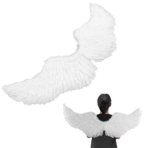 Крила ангела білі 60х35см