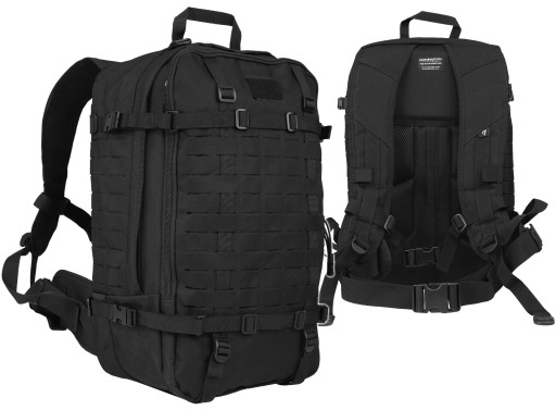 Рюкзак військовий Dominator Defender Laser Cut 41-60 л чорний