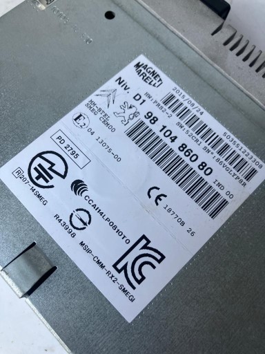 RADIO Navigation C4 PICASSO II 9810486080