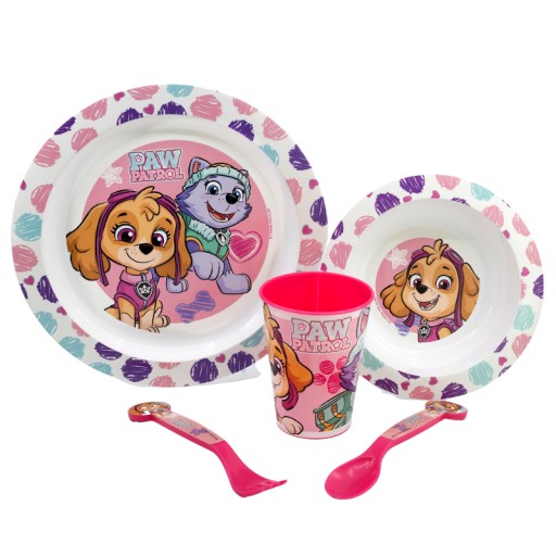 Набір пластикового посуду Stor Paw Patrol Girl Sketch Essence