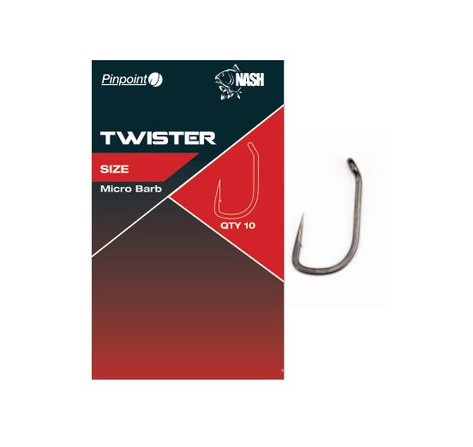 Гачки Nash Hooks Twister Size 4 Micro Barbed 10 шт.